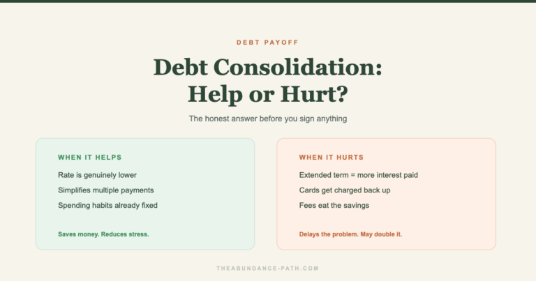 Does debt consolidation help or make things worse