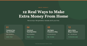 12 real ways to make extra money from home