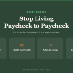 How to stop living paycheck to paycheck